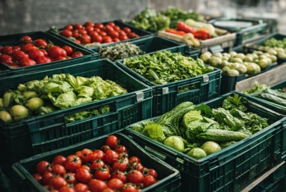 Obst- und Gemüsekisten
